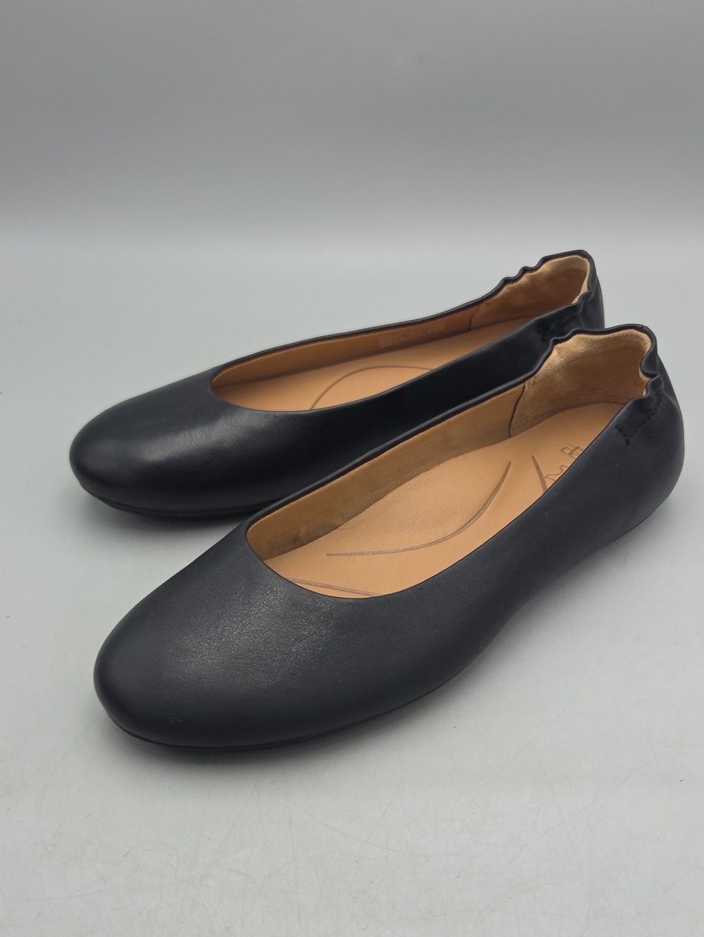 Dansko Mollie Black Leather Ballet Flat Womens Size 37 US 7